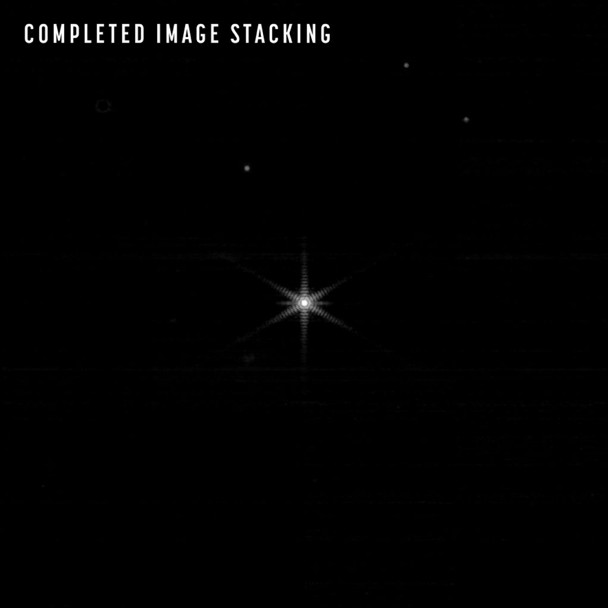 Completed image stacking