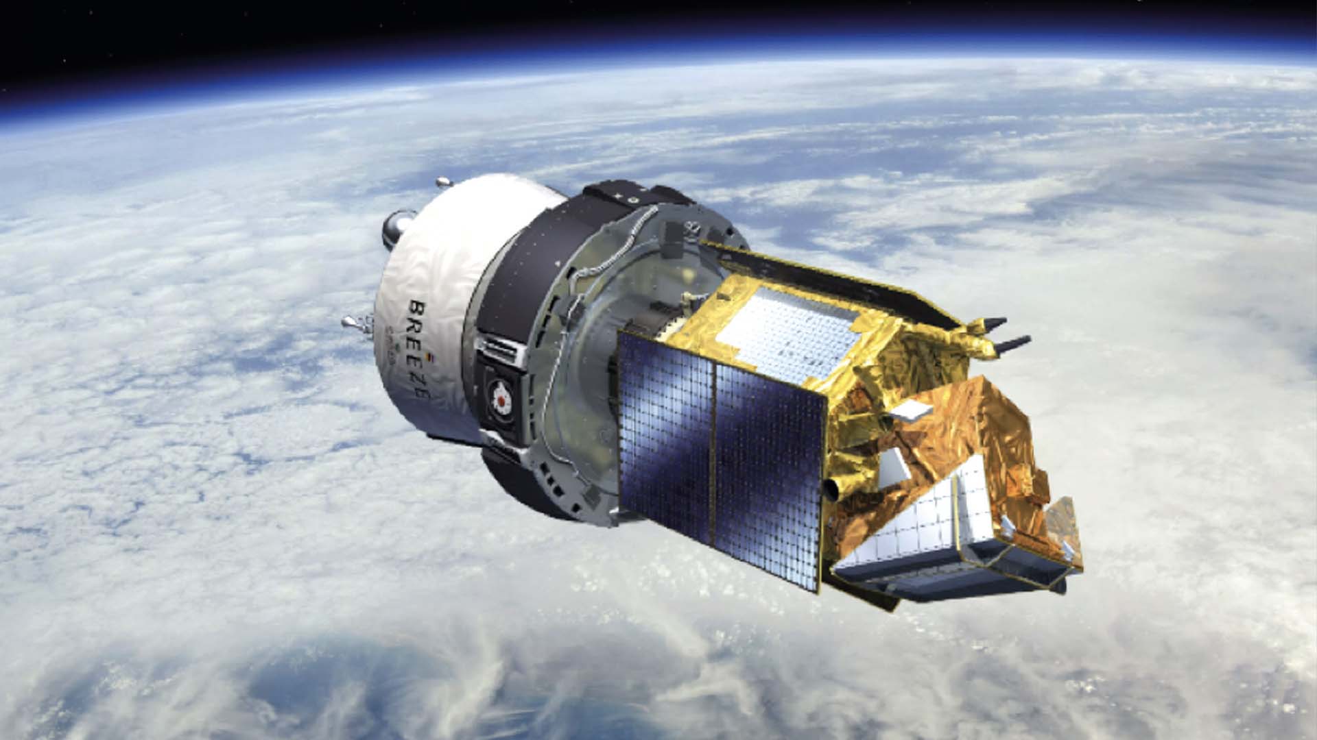 Imagen artística de Sentinel-5.